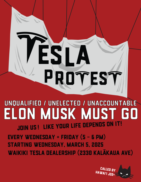 Tesla Protest